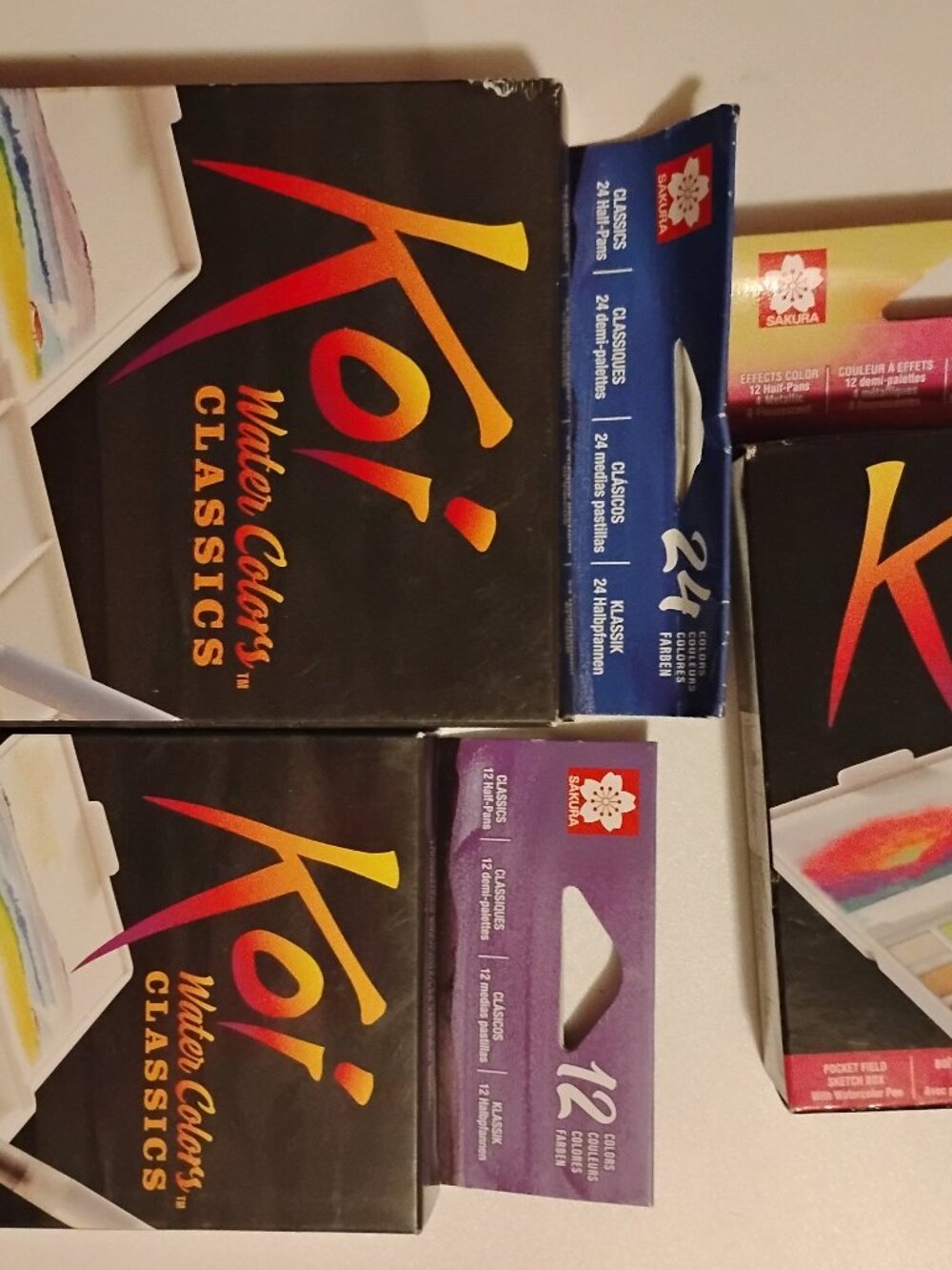 Koi watercolor sets